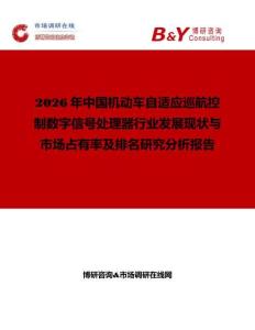 2026年中國機動車自適應巡航控制數字信號處理器行業發展現狀與市場占有率及排名研究分析報告
