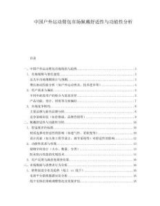 中國戶外運(yùn)動臂包市場佩戴舒適性與功能性分析