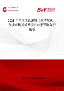 2026年中國苯扎溴銨（新潔爾滅）行業(yè)市場規(guī)模及投資前景預(yù)測分析報告