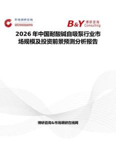 2026年中國耐酸堿自吸泵行業市場規模及投資前景預測分析報告