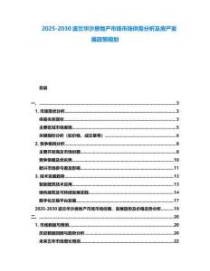 2025-2030波蘭華沙房地產(chǎn)市場市場供需分析及房產(chǎn)發(fā)展政策規(guī)劃