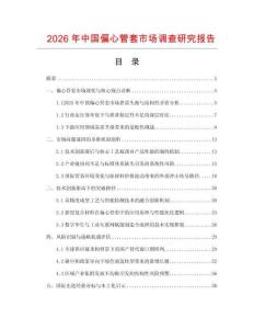 2026年中國偏心管套市場調查研究報告