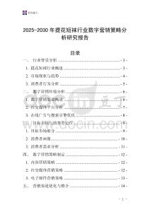 2025-2030年提花短襪行業(yè)數(shù)字營銷策略分析研究報告