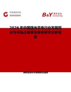 2026年中國(guó)強(qiáng)光手電行業(yè)發(fā)展現(xiàn)狀與市場(chǎng)占有率及排名研究分析報(bào)告