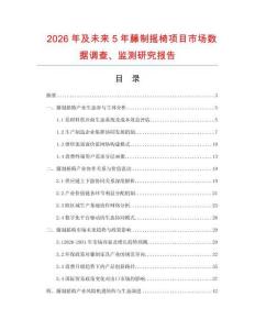 2026年及未来5年藤制摇椅项目市场数据调查、监测研究报告