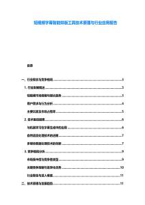 短视频字幕智能排版工具技术原理与行业应用报告