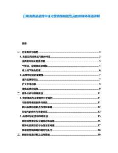 日用消費品品牌年輕化營銷策略規(guī)劃及的新媒體渠道詳解