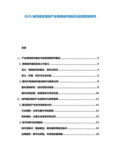 2025城市建設(shè)規(guī)劃產(chǎn)業(yè)海綿城市建設(shè)與投資回報(bào)研究