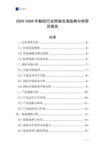 2025-2030年觸控行業跨境出海戰略分析研究報告
