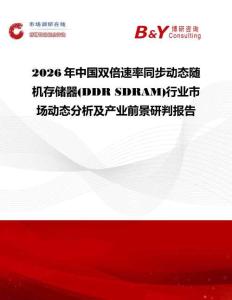 2026年中国双倍速率同步动态随机存储器(DDR SDRAM)行业市场动态分析及产业前景研判报告