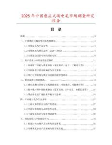 2025年中國感應(yīng)式測電筆市場調(diào)查研究報(bào)告