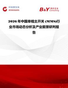2026年中國單相主開關 (MMS)行業市場動態分析及產業前景研判報告
