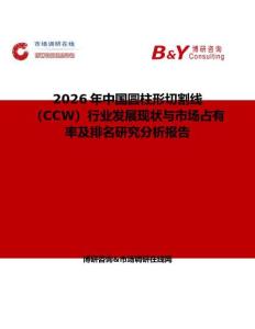 2026年中國(guó)圓柱形切割線（CCW）行業(yè)發(fā)展現(xiàn)狀與市場(chǎng)占有率及排名研究分析報(bào)告