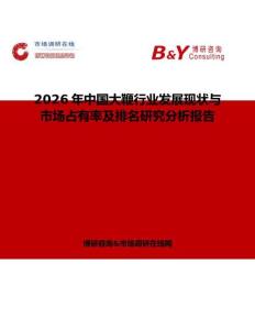 2026年中国大鞭行业发展现状与市场占有率及排名研究分析报告