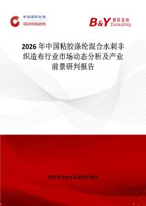 2026年中國粘膠滌綸混合水刺非織造布行業市場動態分析及產業前景研判報告