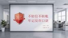 不輕信不轉(zhuǎn)賬 牢記反詐口訣