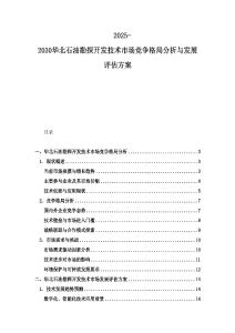 2025-2030華北石油勘探開發(fā)技術(shù)市場(chǎng)競(jìng)爭(zhēng)格局分析與發(fā)展評(píng)估方案