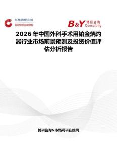 2026年中國外科手術用鉑金燒灼器行業市場前景預測及投資價值評估分析報告