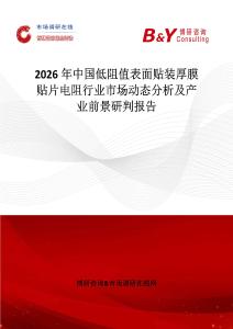 2026年中國(guó)低阻值表面貼裝厚膜貼片電阻行業(yè)市場(chǎng)動(dòng)態(tài)分析及產(chǎn)業(yè)前景研判報(bào)告