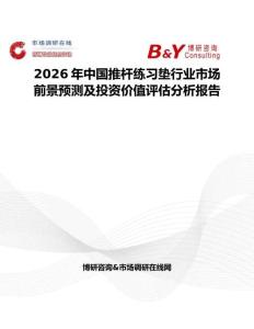 2026年中國推桿練習墊行業市場前景預測及投資價值評估分析報告