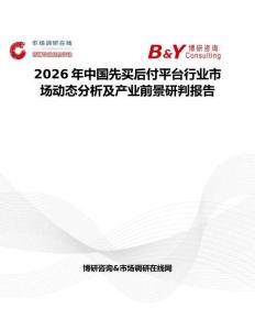 2026年中國先買后付平臺行業(yè)市場動態(tài)分析及產(chǎn)業(yè)前景研判報告