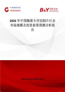 2026年中國陶瓷專用切割片行業市場規模及投資前景預測分析報告