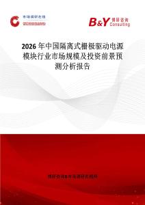 2026年中國隔離式柵極驅動電源模塊行業市場規模及投資前景預測分析報告