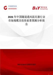 2026年中國隧道通風阻尼器行業市場規模及投資前景預測分析報告