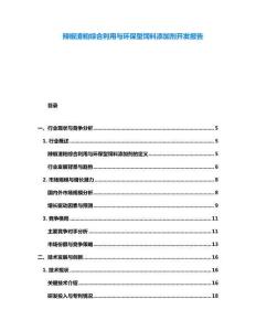 辣椒渣粕綜合利用與環(huán)保型飼料添加劑開發(fā)報告