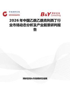 2026年中國乙酰乙酰克利西丁行業市場動態分析及產業前景研判報告