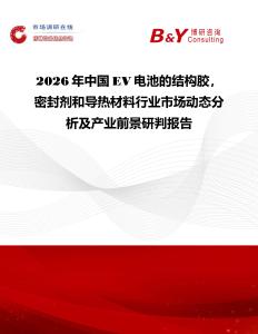 2026年中國EV電池的結構膠，密封劑和導熱材料行業市場動態分析及產業前景研判報告