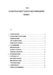 2025-2030家居用品功能性產(chǎn)品研發(fā)市場(chǎng)技術(shù)路線創(chuàng)新需求規(guī)劃報(bào)告