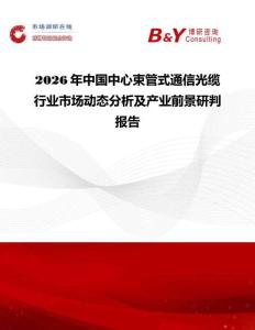 2026年中國中心束管式通信光纜行業市場動態分析及產業前景研判報告