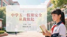 中學五一假期安全 從我做起