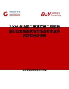 2026年中國二甲基聯(lián)苯二異氰酸酯行業(yè)發(fā)展現(xiàn)狀與市場占有率及排名研究分析報(bào)告