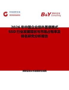 2026年中國企業(yè)級外置便攜式SSD行業(yè)發(fā)展現(xiàn)狀與市場占有率及排名研究分析報告