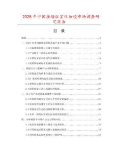 2025年中國(guó)掛墻浴室化妝鏡市場(chǎng)調(diào)查研究報(bào)告