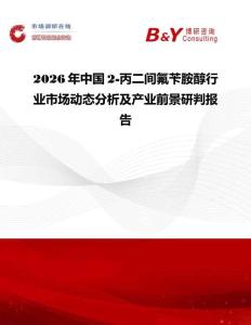 2026年中国2-丙二间氟苄胺醇行业市场动态分析及产业前景研判报告