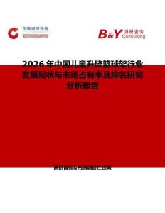2026年中國兒童升降籃球架行業發展現狀與市場占有率及排名研究分析報告