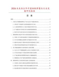 2026及未来5年中国铜制弹簧头行业发展研究报告