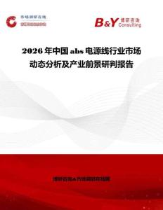 2026年中國abs電源線行業(yè)市場動態(tài)分析及產(chǎn)業(yè)前景研判報告