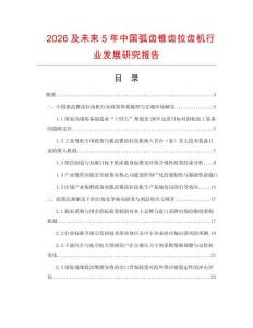 2026及未來5年中國弧齒錐齒拉齒機(jī)行業(yè)發(fā)展研究報(bào)告