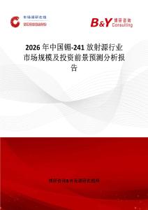2026年中國(guó)镅-241放射源行業(yè)市場(chǎng)規(guī)模及投資前景預(yù)測(cè)分析報(bào)告