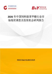 2026年中國飼料級苯甲酸行業(yè)市場現(xiàn)狀調查及投資機會研判報告