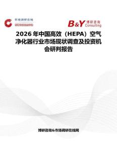 2026年中國高效（HEPA）空氣凈化器行業市場現狀調查及投資機會研判報告