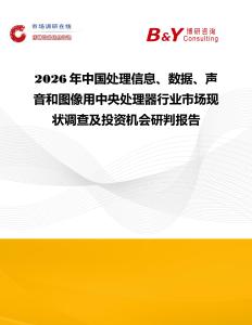2026年中國處理信息、數(shù)據(jù)、聲音和圖像用中央處理器行業(yè)市場現(xiàn)狀調(diào)查及投資機(jī)會(huì)研判報(bào)告