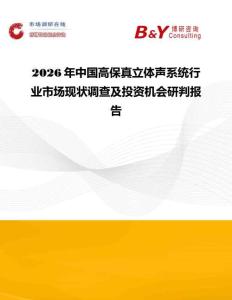 2026年中國高保真立體聲系統行業市場現狀調查及投資機會研判報告