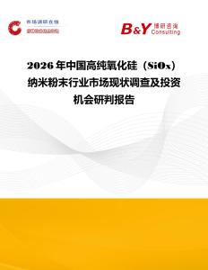 2026年中國高純氧化硅（SiOx）納米粉末行業市場現狀調查及投資機會研判報告