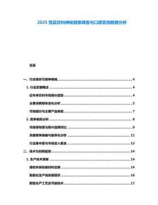 2025競(jìng)品飲料神秘顧客調(diào)查與口感盲測(cè)數(shù)據(jù)分析