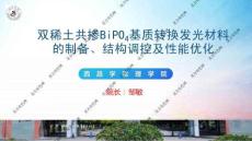 2025第二屆攀西礦產(chǎn)資源大會：雙稀土共摻BiPO4基質(zhì)轉(zhuǎn)換發(fā)光材料的制備、結(jié)構(gòu)調(diào)控及性能優(yōu)化